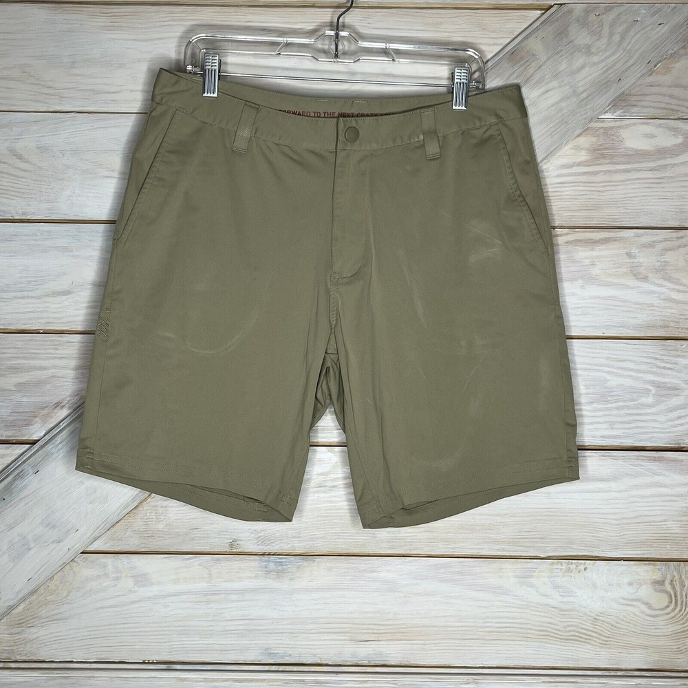 Rhone Commuter Shorts Khaki Golf Athleisure Shorts